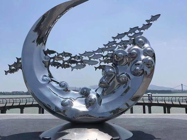 煙臺雕塑公司-漁海碼頭